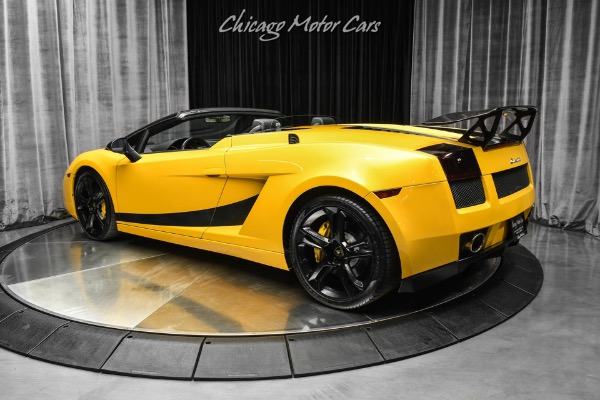 Used 2008 Lamborghini Gallardo Spyder Convertible Only 15k Miles Pearl Yellow! Serviced! for sale Sold at Chicago Motor Cars in West Chicago IL 60185 3