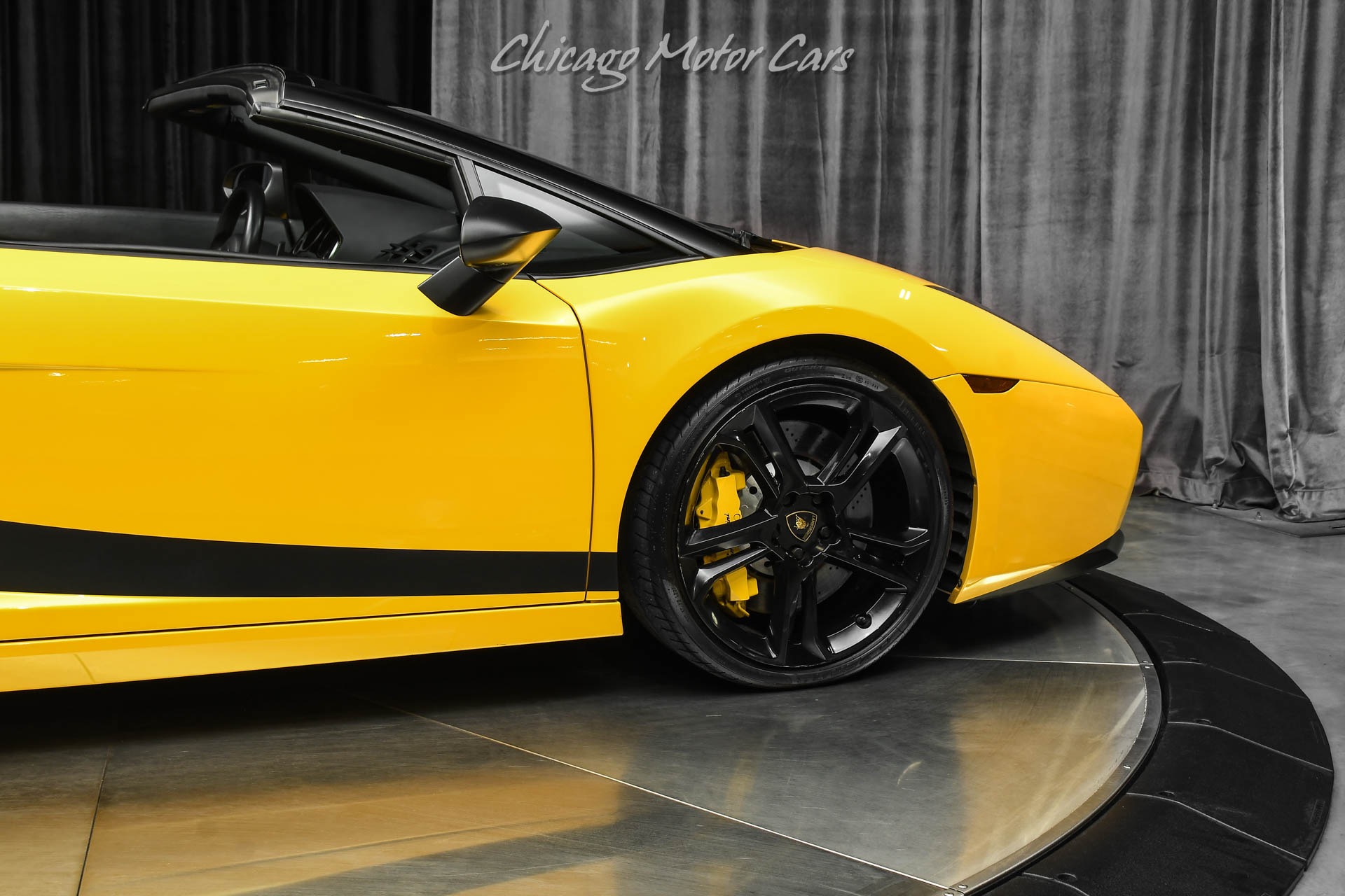 Used-2008-Lamborghini-Gallardo-Spyder-Convertible-Only-15k-Miles-Pearl-Yellow-Serviced