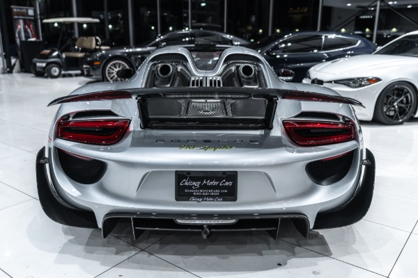 Used 2015 Porsche 918 Spyder Serviced Full PPF Carbon Fiber Rare Red Interior Weissach Carbon Added for sale Sold at Chicago Motor Cars in West Chicago IL 60185 3