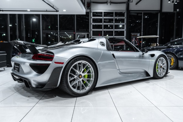 Used 2015 Porsche 918 Spyder Serviced Full PPF Carbon Fiber Rare Red Interior Weissach Carbon Added for sale Sold at Chicago Motor Cars in West Chicago IL 60185 4