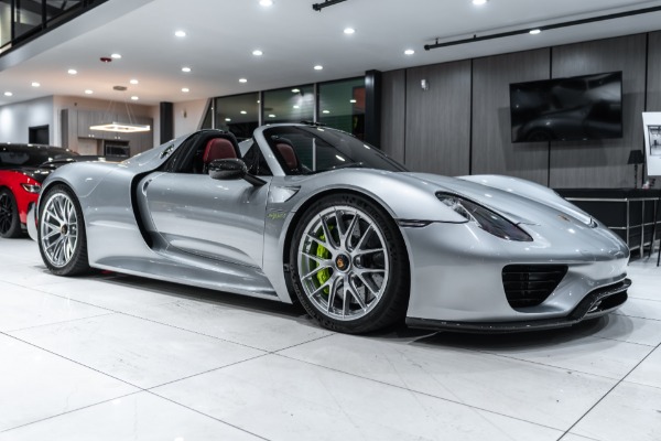 Used 2015 Porsche 918 Spyder Serviced Full PPF Carbon Fiber Rare Red Interior Weissach Carbon Added for sale Sold at Chicago Motor Cars in West Chicago IL 60185 5