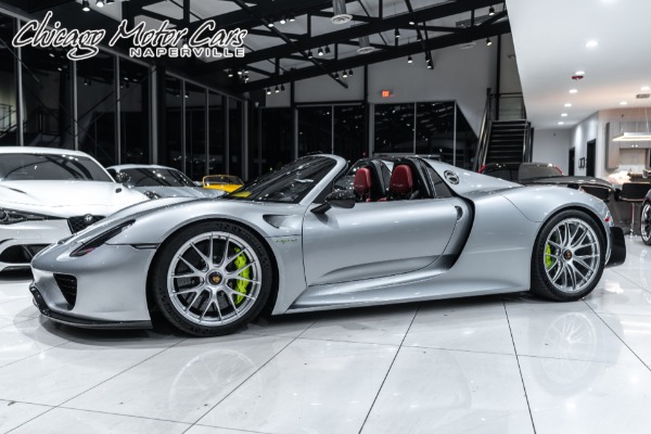 Used 2015 Porsche 918 Spyder Serviced Full PPF Carbon Fiber Rare Red Interior Weissach Carbon Added for sale Sold at Chicago Motor Cars in West Chicago IL 60185 1