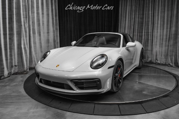 Used 2023 Porsche 911 Targa 4 GTS Only 900 Miles Front Lift Chalk/Black LOADED! Paint Protection for sale Sold at Chicago Motor Cars in West Chicago IL 60185 2
