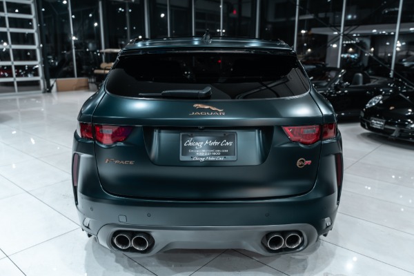 Used 2020 Jaguar F-PACE SVR SUV RARE Satin British Racing Green! Carbon Trim! Supercharged V8! for sale Sold at Chicago Motor Cars in West Chicago IL 60185 4