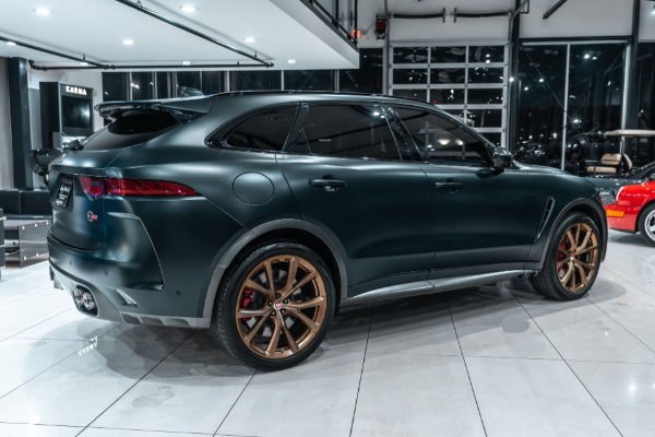 Used 2020 Jaguar F-PACE SVR SUV RARE Satin British Racing Green! Carbon Trim! Supercharged V8! for sale Sold at Chicago Motor Cars in West Chicago IL 60185 5