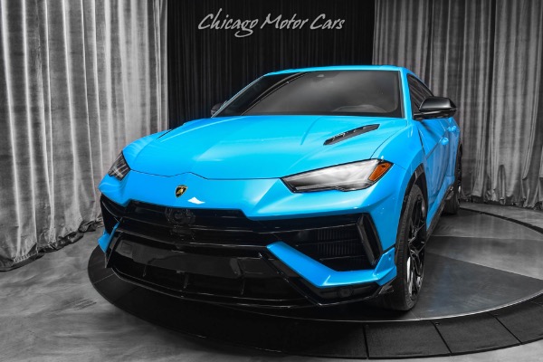 Used 2024 Lamborghini Urus S SUV Blu Cepheus! 3D B&O Audio! Style Pack! LOADED! $294K MSRP for sale Sold at Chicago Motor Cars in West Chicago IL 60185 2