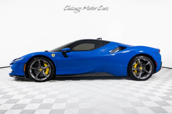 Used 2023 Ferrari SF90 Stradale Huge $683k+ MSRP! Only 1K Miles! Rare Azzurro Dino Paint! Loaded W/ Carbon for sale Sold at Chicago Motor Cars in West Chicago IL 60185 2