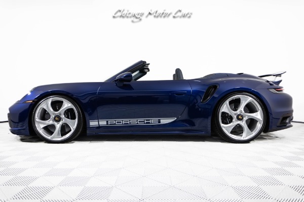 Used 2022 Porsche 911 Turbo S Cabriolet! Full PPF! HRE Wheels! MSRP $281k+ LOADED Gentian Blue Metallic! for sale Sold at Chicago Motor Cars in West Chicago IL 60185 2