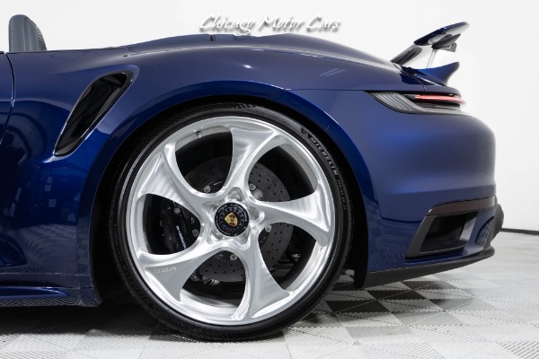 Used 2022 Porsche 911 Turbo S Cabriolet! Full PPF! HRE Wheels! MSRP $281k+ LOADED Gentian Blue Metallic! for sale Sold at Chicago Motor Cars in West Chicago IL 60185 4