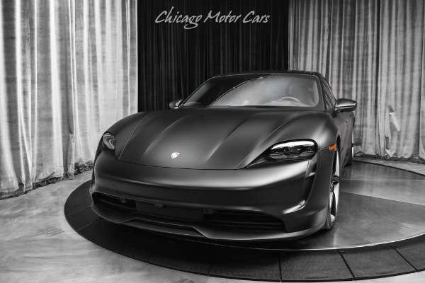 Used 2021 Porsche Taycan 4S AWD Sedan Full Satin PPF! Premium Package! 21 Mission E Wheels! for sale Sold at Chicago Motor Cars in West Chicago IL 60185 2