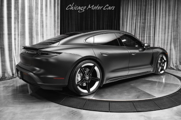 Used 2021 Porsche Taycan 4S AWD Sedan Full Satin PPF! Premium Package! 21 Mission E Wheels! for sale Sold at Chicago Motor Cars in West Chicago IL 60185 5