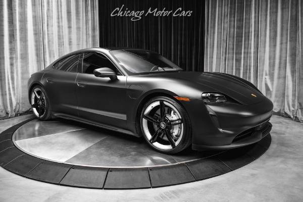Used 2021 Porsche Taycan 4S AWD Sedan Full Satin PPF! Premium Package! 21 Mission E Wheels! for sale Sold at Chicago Motor Cars in West Chicago IL 60185 6