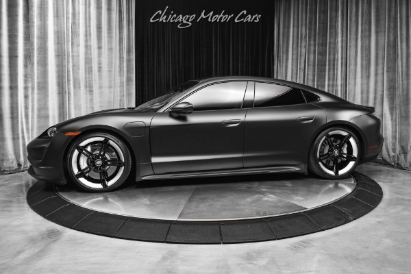 Used 2021 Porsche Taycan 4S AWD Sedan Full Satin PPF! Premium Package! 21 Mission E Wheels! for sale Sold at Chicago Motor Cars in West Chicago IL 60185 1