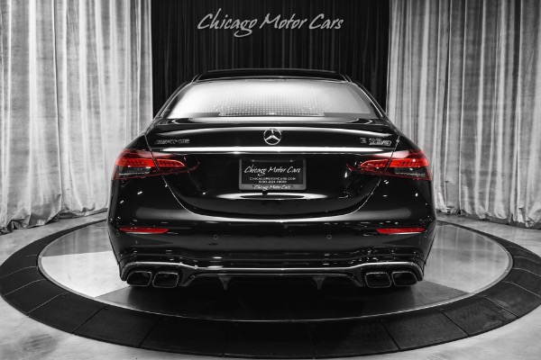 Used 2023 Mercedes-Benz E63 AMG S 4Matic Sedan Carbon Fiber Int & Ext Trim! Burmester Sound! Loaded for sale Sold at Chicago Motor Cars in West Chicago IL 60185 4