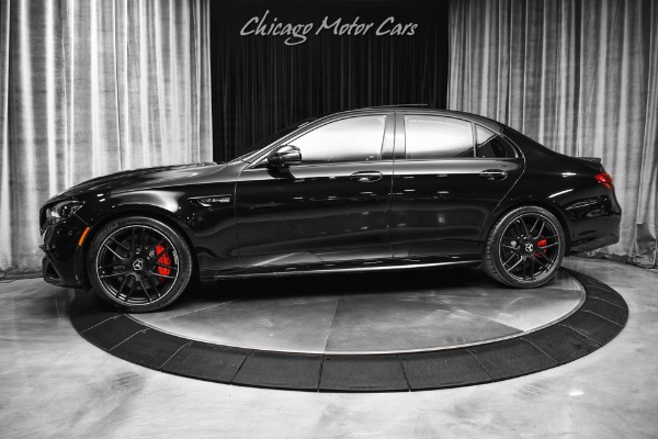 Used 2023 Mercedes-Benz E63 AMG S 4Matic Sedan Carbon Fiber Int & Ext Trim! Burmester Sound! Loaded for sale Sold at Chicago Motor Cars in West Chicago IL 60185 1
