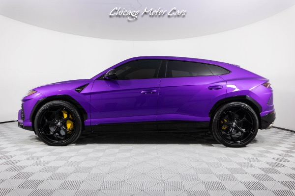 Used 2021 Lamborghini Urus SUV RARE Viola Pasifae! Akrapovic Titanium Exhaust! MSRP $282K+! for sale Sold at Chicago Motor Cars in West Chicago IL 60185 2