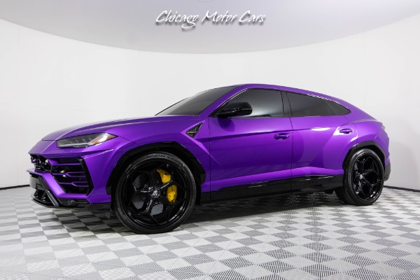 Used 2021 Lamborghini Urus SUV RARE Viola Pasifae! Akrapovic Titanium Exhaust! MSRP $282K+! for sale Sold at Chicago Motor Cars in West Chicago IL 60185 1
