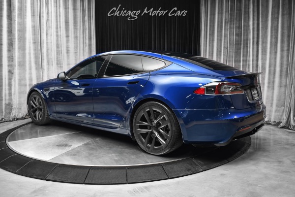 Used 2021 Tesla Model S Plaid Full Self Driving Capability 21 Inch Arachnid Wheels Yoke Steering for sale Sold at Chicago Motor Cars in West Chicago IL 60185 3
