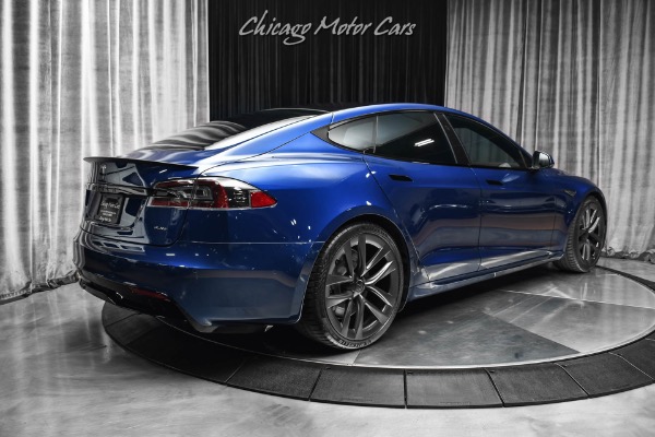 Used 2021 Tesla Model S Plaid Full Self Driving Capability 21 Inch Arachnid Wheels Yoke Steering for sale Sold at Chicago Motor Cars in West Chicago IL 60185 5