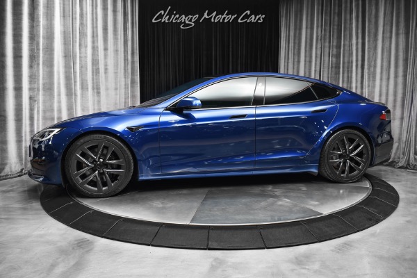 Used 2021 Tesla Model S Plaid Full Self Driving Capability 21 Inch Arachnid Wheels Yoke Steering for sale Sold at Chicago Motor Cars in West Chicago IL 60185 1
