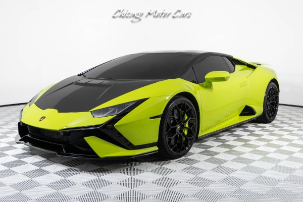 Used 2023 Lamborghini Huracan Technica Only 930 Miles! Full Body XPEL PPF! Rare Verde Scandal! Sport Seats! Loaded for sale Sold at Chicago Motor Cars in West Chicago IL 60185 5