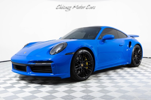 Used 2022 Porsche 911 Turbo Coupe Pano Sunroof! RARE Shark Blue! ONLY 7K Miles! Loaded! for sale Sold at Chicago Motor Cars in West Chicago IL 60185 5