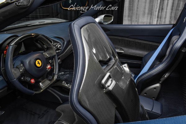 Used-2017-Ferrari-488-Spider-Tons-of-Carbon-Fiber-Hi-Fi-Sound-Sport-Exhaust-Rare-Color-Combo