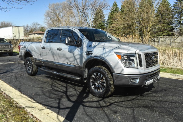 Used 2019 Nissan Titan XD PRO-4X DIESEL  CREW CAB LEATHER BEDLINER for sale Sold at Chicago Motor Cars in West Chicago IL 60185 6
