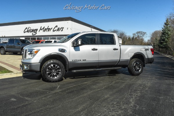 Used 2019 Nissan Titan XD PRO-4X DIESEL  CREW CAB LEATHER BEDLINER for sale Sold at Chicago Motor Cars in West Chicago IL 60185 1