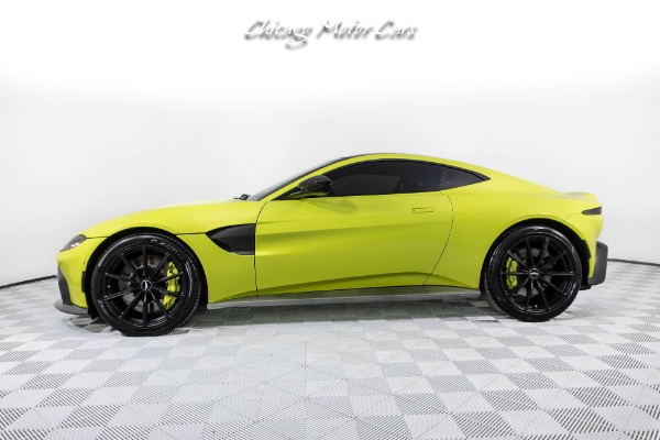 Used 2019 Aston Martin Vantage AML Lime Essence Paint! Carbon Fiber Pack! Sports Plus! Loaded! for sale Sold at Chicago Motor Cars in West Chicago IL 60185 2
