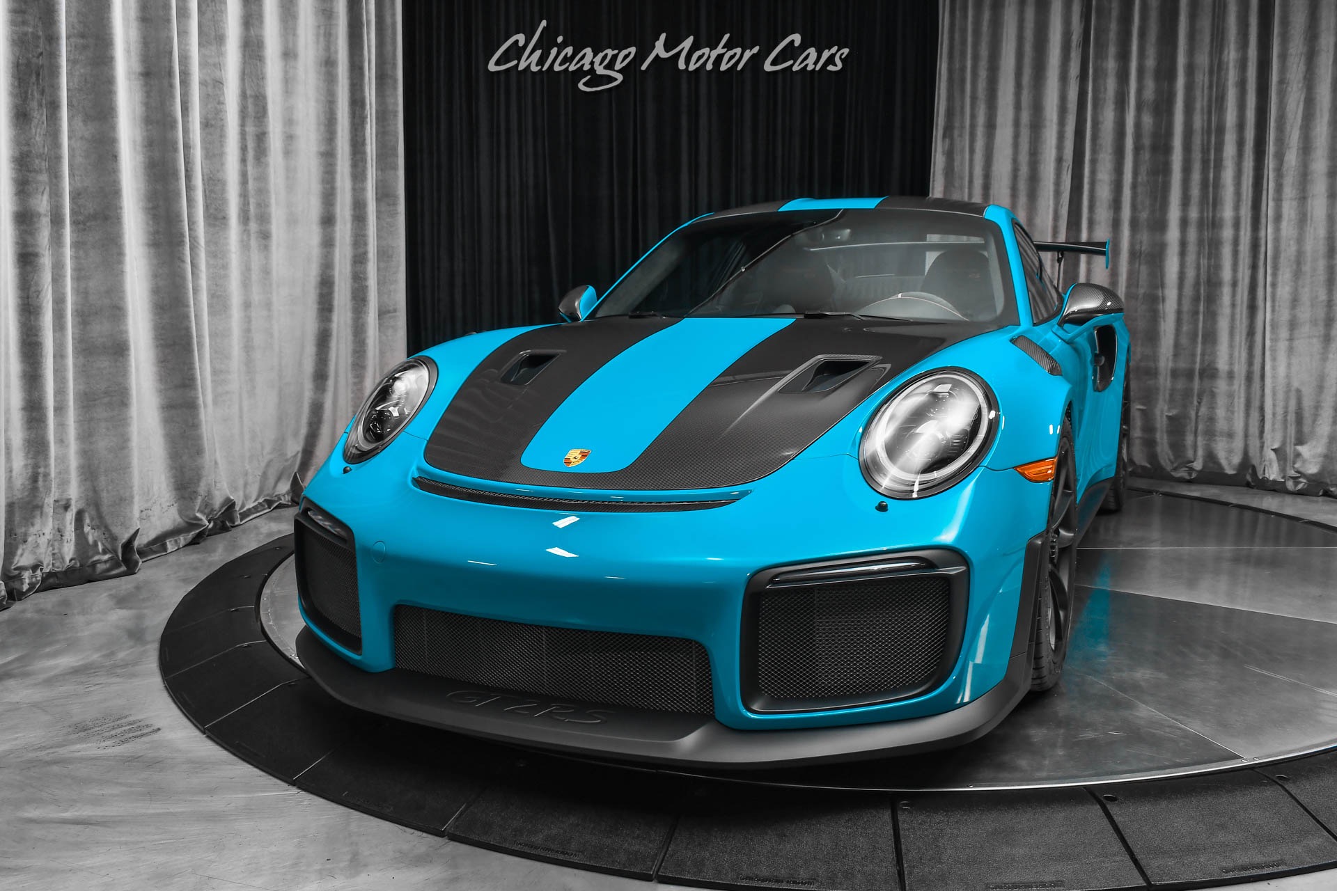 Used-2019-Porsche-911-GT2-RS-Weissach-Package-Lift-Miami-Blue-Only-4k-Miles-LOADED-MSRP-382295