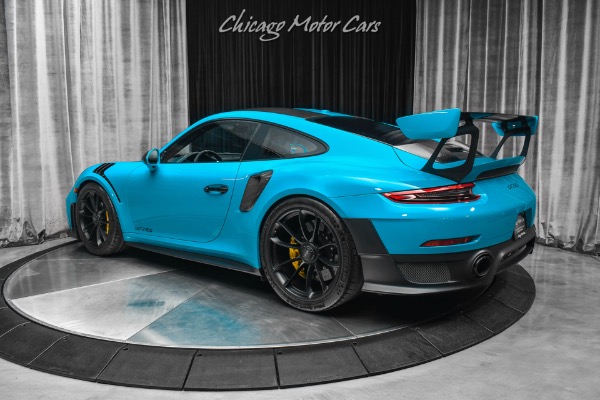 Used 2019 Porsche 911 GT2 RS Weissach Package Lift Miami Blue Only 4k Miles LOADED MSRP $382,295+ for sale Sold at Chicago Motor Cars in West Chicago IL 60185 3