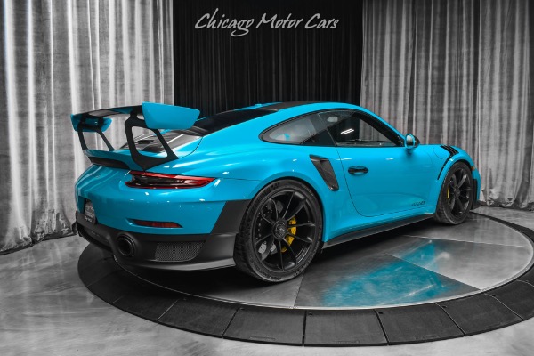 Used 2019 Porsche 911 GT2 RS Weissach Package Lift Miami Blue Only 4k Miles LOADED MSRP $382,295+ for sale Sold at Chicago Motor Cars in West Chicago IL 60185 5