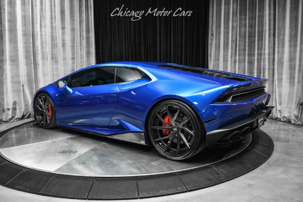 Used 2015 Lamborghini Huracan LP610-4 THOUSANDS in upgrades! Signature Wheels! Tons of Carbon Fiber! for sale Sold at Chicago Motor Cars in West Chicago IL 60185 3