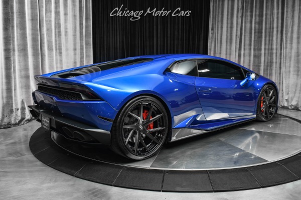 Used 2015 Lamborghini Huracan LP610-4 THOUSANDS in upgrades! Signature Wheels! Tons of Carbon Fiber! for sale Sold at Chicago Motor Cars in West Chicago IL 60185 5