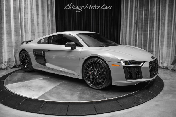 Used 2018 Audi R8 5.2 quattro V10 Plus Nardo Grey Exclusive Color 2200 Miles Pristine Rare for sale Sold at Chicago Motor Cars in West Chicago IL 60185 6