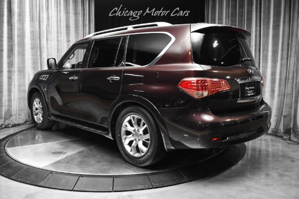 Used 2014 INFINITI QX80 One Owner!Loaded!Rear DVD!3rd row!V8!Dealer serviced!Awd! for sale Sold at Chicago Motor Cars in West Chicago IL 60185 3