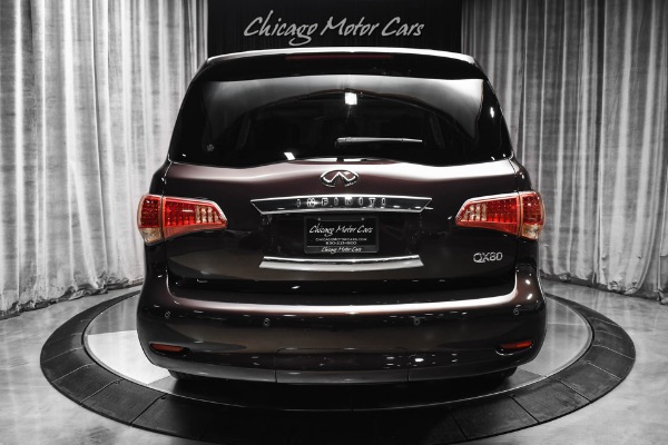 Used 2014 INFINITI QX80 One Owner!Loaded!Rear DVD!3rd row!V8!Dealer serviced!Awd! for sale Sold at Chicago Motor Cars in West Chicago IL 60185 4