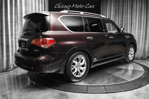 Used 2014 INFINITI QX80 One Owner!Loaded!Rear DVD!3rd row!V8!Dealer serviced!Awd! for sale Sold at Chicago Motor Cars in West Chicago IL 60185 5