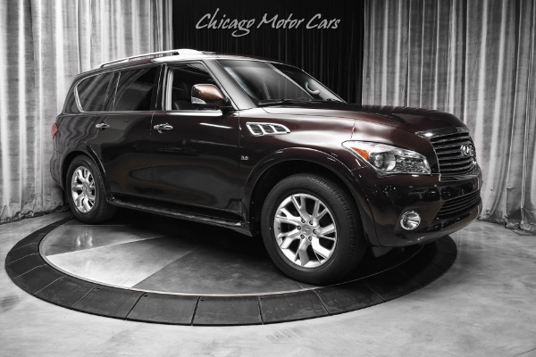 Used 2014 INFINITI QX80 One Owner!Loaded!Rear DVD!3rd row!V8!Dealer serviced!Awd! for sale Sold at Chicago Motor Cars in West Chicago IL 60185 6