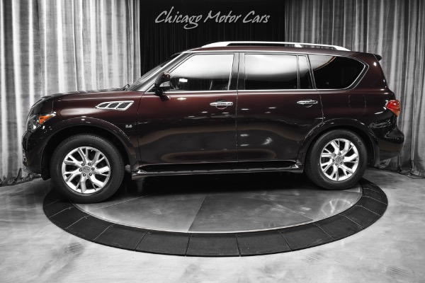 Used 2014 INFINITI QX80 One Owner!Loaded!Rear DVD!3rd row!V8!Dealer serviced!Awd! for sale Sold at Chicago Motor Cars in West Chicago IL 60185 1