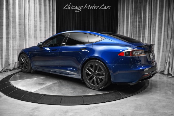 Used 2021 Tesla Model S Plaid AWD Sedan 1000HP! Two Sets of Wheels! 21 Arachnid Wheels Autopilot for sale Sold at Chicago Motor Cars in West Chicago IL 60185 3
