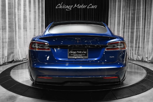 Used 2021 Tesla Model S Plaid AWD Sedan 1000HP! Two Sets of Wheels! 21 Arachnid Wheels Autopilot for sale Sold at Chicago Motor Cars in West Chicago IL 60185 4