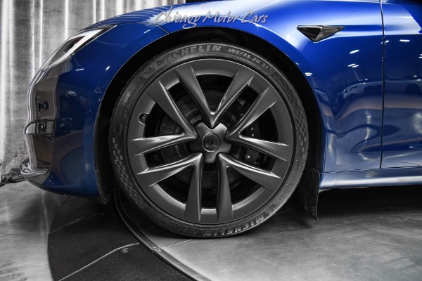 Used-2021-Tesla-Model-S-Plaid-AWD-Sedan-1000HP-Two-Sets-of-Wheels-21-Arachnid-Wheels-Autopilot