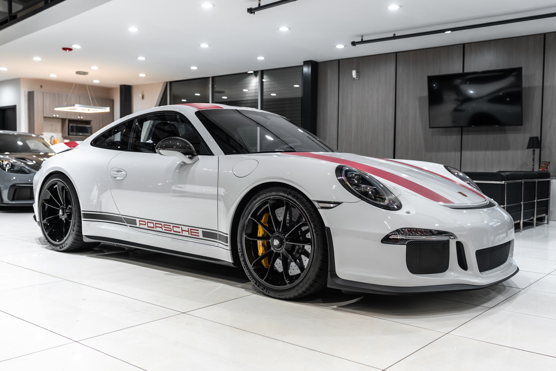 Used 2016 Porsche 911 R Red Stripes 814 Miles PPF Front Lift Huge