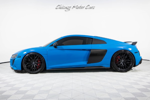 Used 2021 Audi R8 5.2 Quattro V10 Performance Rare Riviera Blue! AMS Alpha 12 Twin Turbo Package! Built Trans! Full PPF! for sale Sold at Chicago Motor Cars in West Chicago IL 60185 2
