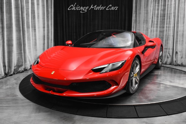 Used 2024 Ferrari 296 GTS Convertible Front Axle Lifter Apple Carplay AFS! Carbon Fiber LOADED for sale Sold at Chicago Motor Cars in West Chicago IL 60185 2