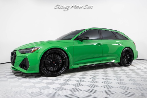 Used 2023 Audi RS6 Avant 4.0T quattro 1 of 1 in RS Grun Green! Full PPF! Vossen Wheels! Only 7K mile for sale Sold at Chicago Motor Cars in West Chicago IL 60185 1