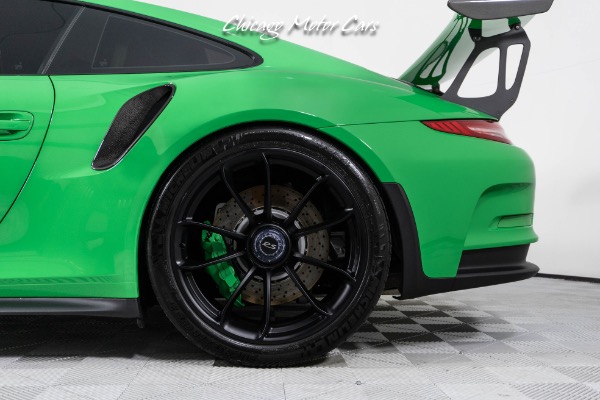 Used 2016 Porsche 911 GT3 RS 1 of 4 in PTS Signal Green! Sport Chrono Pkg! Carbon Fiber Buckets! Loaded! for sale Sold at Chicago Motor Cars in West Chicago IL 60185 4