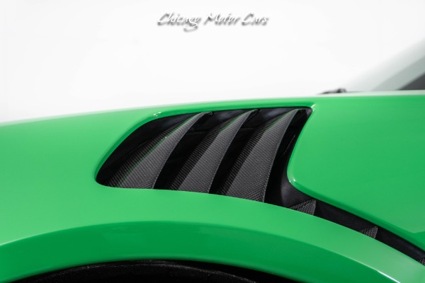 Used 2016 Porsche 911 GT3 RS 1 of 4 in PTS Signal Green! Sport Chrono Pkg! Carbon Fiber Buckets! Loaded! for sale Sold at Chicago Motor Cars in West Chicago IL 60185 6